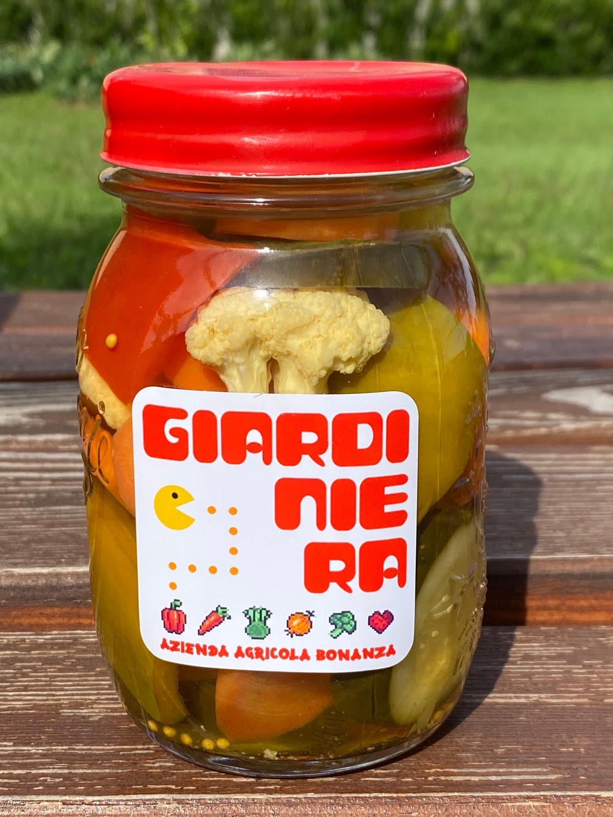 GIARDINIERA ARTIGIANALE DI VERDURE IN AGRODOLCE