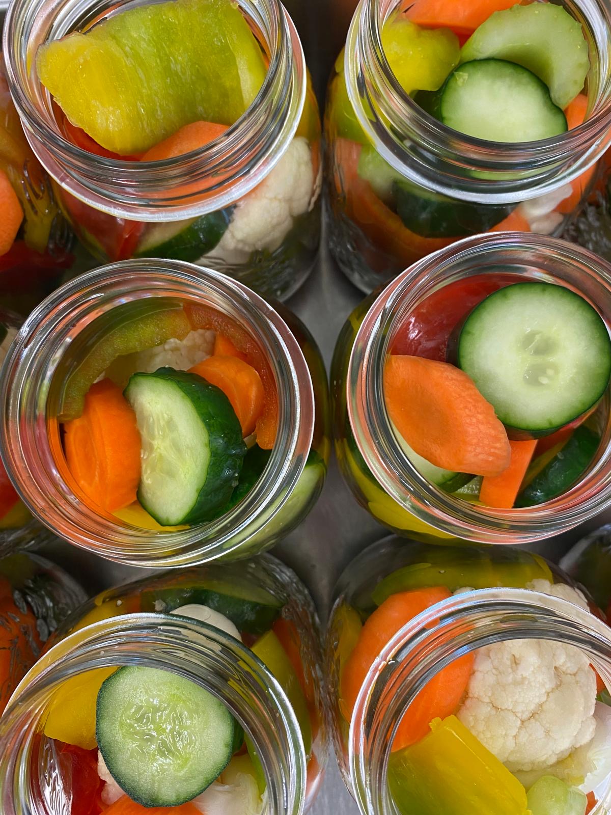 GIARDINIERA ARTIGIANALE DI VERDURE IN AGRODOLCE